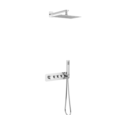 EXCELLENT KROTOS ZESTAW PRYSZNICOWO-WANNOWY PT,3F CHROM AREX.SET.8036CR