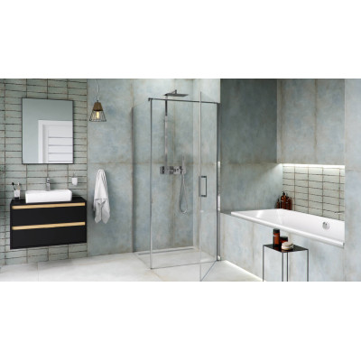 EXCELLENT KROTOS RAIN ZESTAW PRYSZNICOWY PODTYNKOWY TERMO, CHROM AREX.8081CR