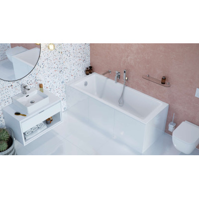 EXCELLENT KERIA ZESTAW WANNOWY PODTYNKOWY Z WYLEWKĄ, CHROM AREX.SET.2025CR