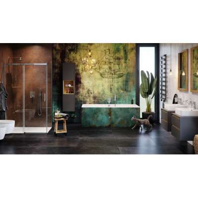 EXCELLENT KERIA ZESTAW WANNOWY PODTYNKOWY Z WYLEWKĄ, CHROM AREX.SET.2025CR