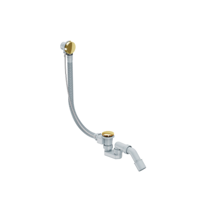 EXCELLENT SIMPLE 2.0 syfon wannowy automatyczny 57 cm, złoty połysk ARIN.3157GL