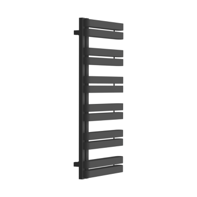 EXCELLENT METEOR SIDE grzejnik łazienkowy asymetryczny 111x50 cm, czarny soft GREX.MES111.BL