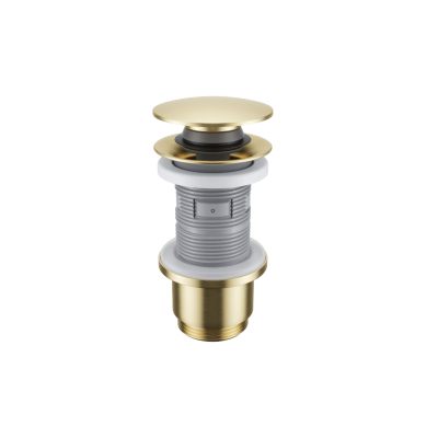 EXCELLENT KOREK CLICK-CLACK UMYWALKOWO-BIDETOWY, ZŁOTY SZCZOTKOWANY ARIN.1485.01GB