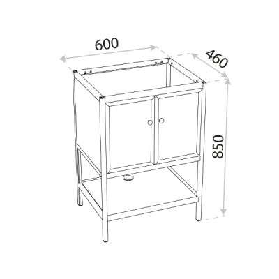 Szafka stojąca Austin DSM 600