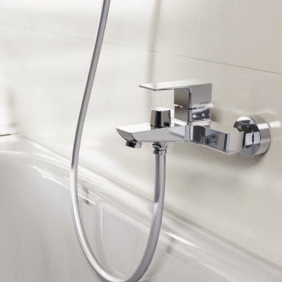 Bateria wannowo - prysznicowa Aquila Chrome