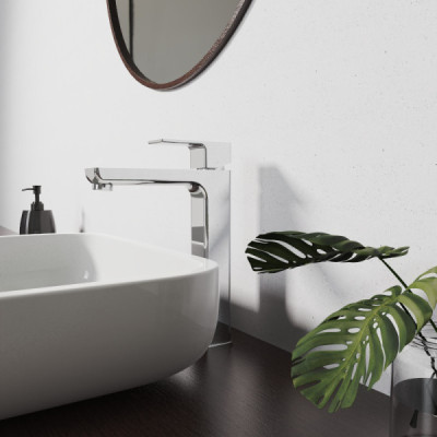 Bateria umywalkowa wysoka Aquila Chrome