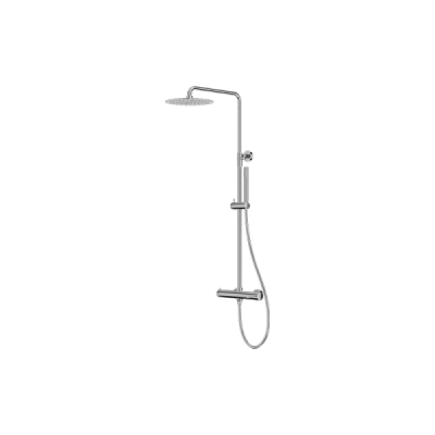 Natynkowy zestaw prysznicowy z deszczownicą Orion Chrome