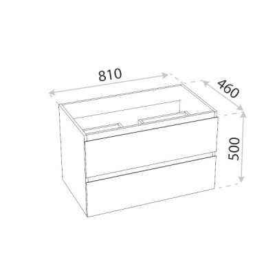 Szafka wisząca DSM Salem Wood 80