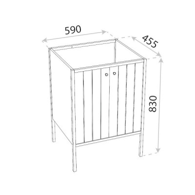 Szafka stojąca DSM Mimir 600