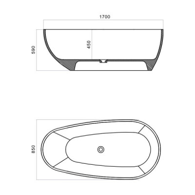 Wanna wolnostojąca Queen 1700