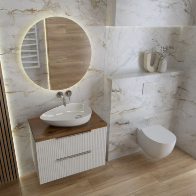 Szafka wisząca Oklahoma White Mat 600