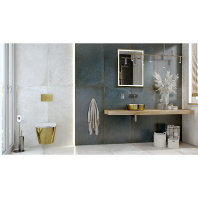 Umywalka nablatowa Merida Brushed Gold