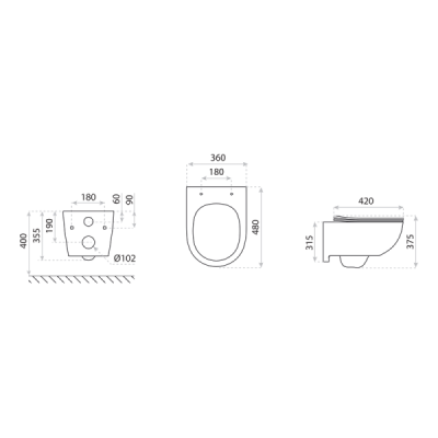 Miska wisząca Lavita Brava