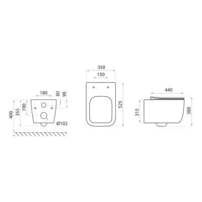 Miska wisząca Lavita Shak
