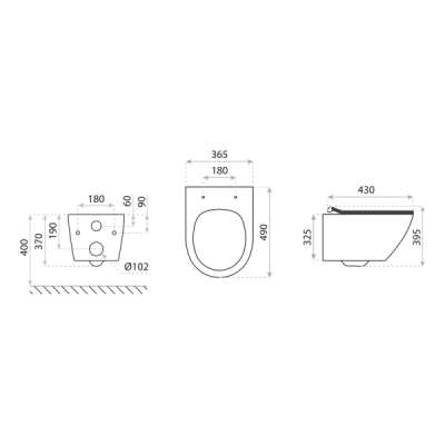 Miska wisząca Lavita Sogo Slim