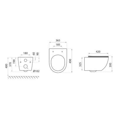 Miska wisząca Lavita Sinto