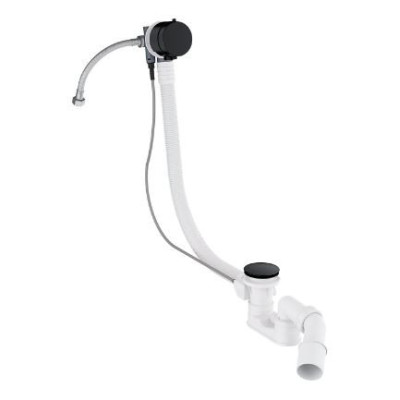 OMNIRES CGS SYFON WANNOWY PRZELEWOWO-ODPŁYWOWO-NAPEŁNIAJĄCY TK132-PLUS-3.43+64-SBL