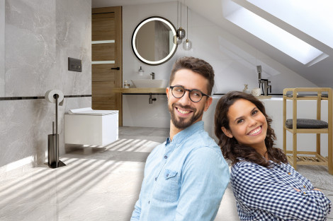 Jak urządzić nowoczesną toaletę z miską WC podwieszaną i stelażem podtynkowym?